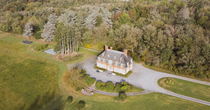 Historic heritage with 1960s house and 1830s manor house