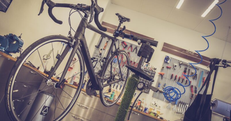 Bike repair and rental shop for touring cyclists